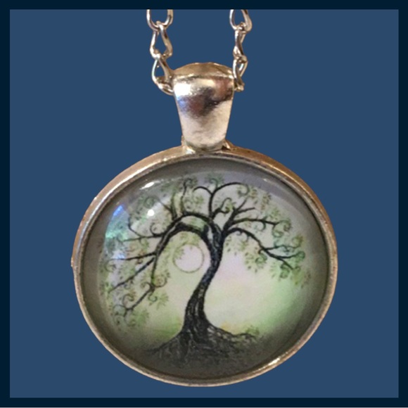 Mistyheart Jewelry - Tree of Life with Moon Necklace